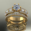 2.21ct Diamond Gold Bridal Set - 03US87
